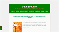 Desktop Screenshot of 24baihocthanky.com